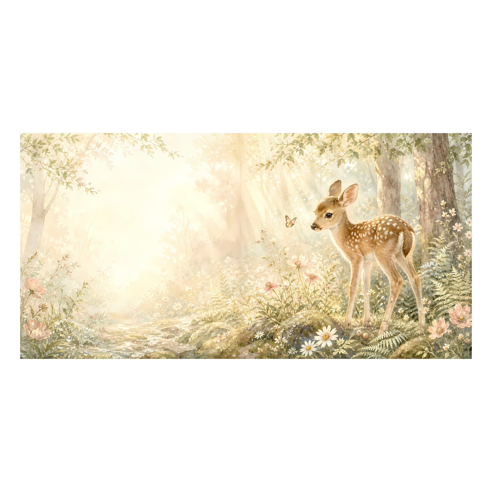 Inside preview scene from Personalized New Baby Adventure Book