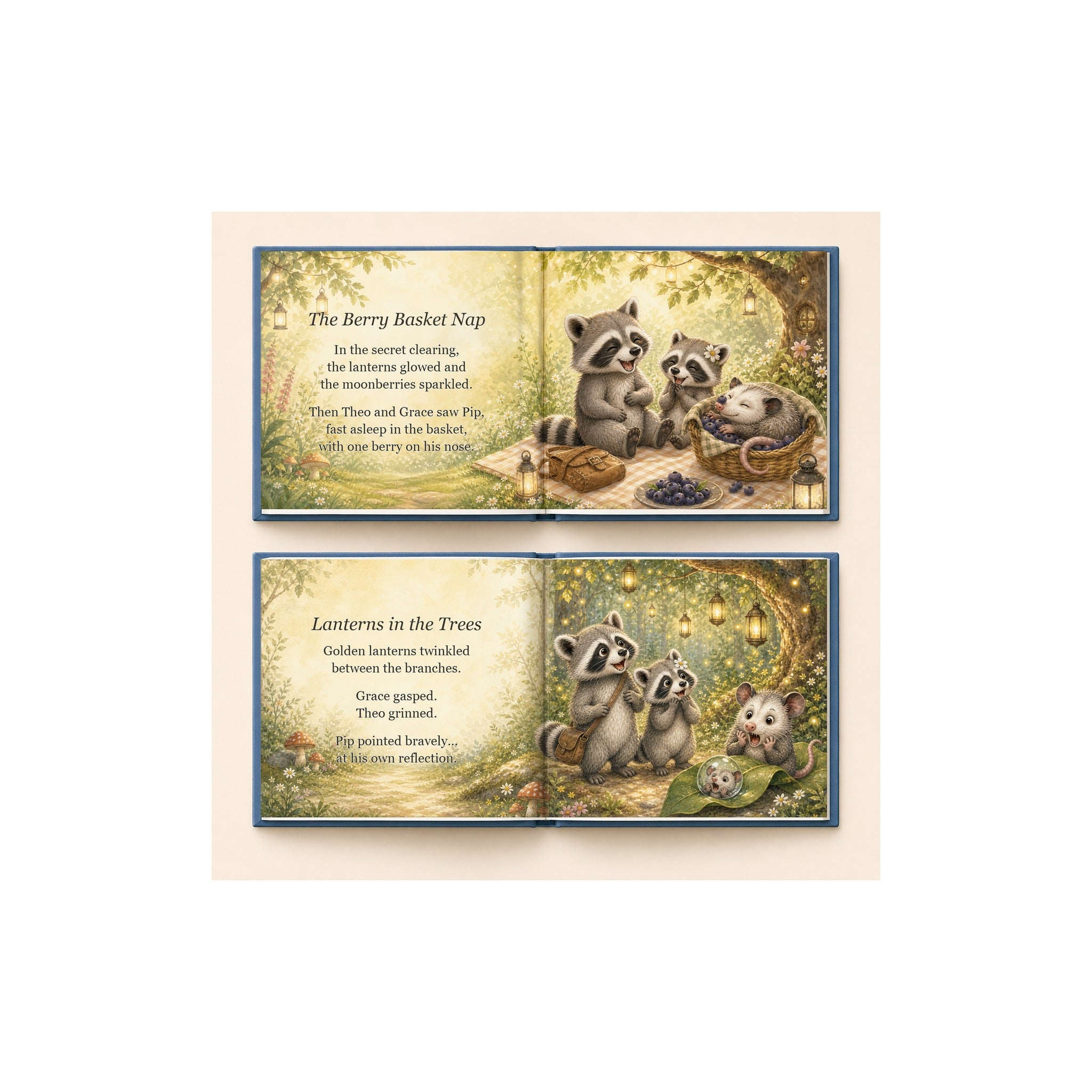 Inside preview scene from Personalized Sibling Storybook
