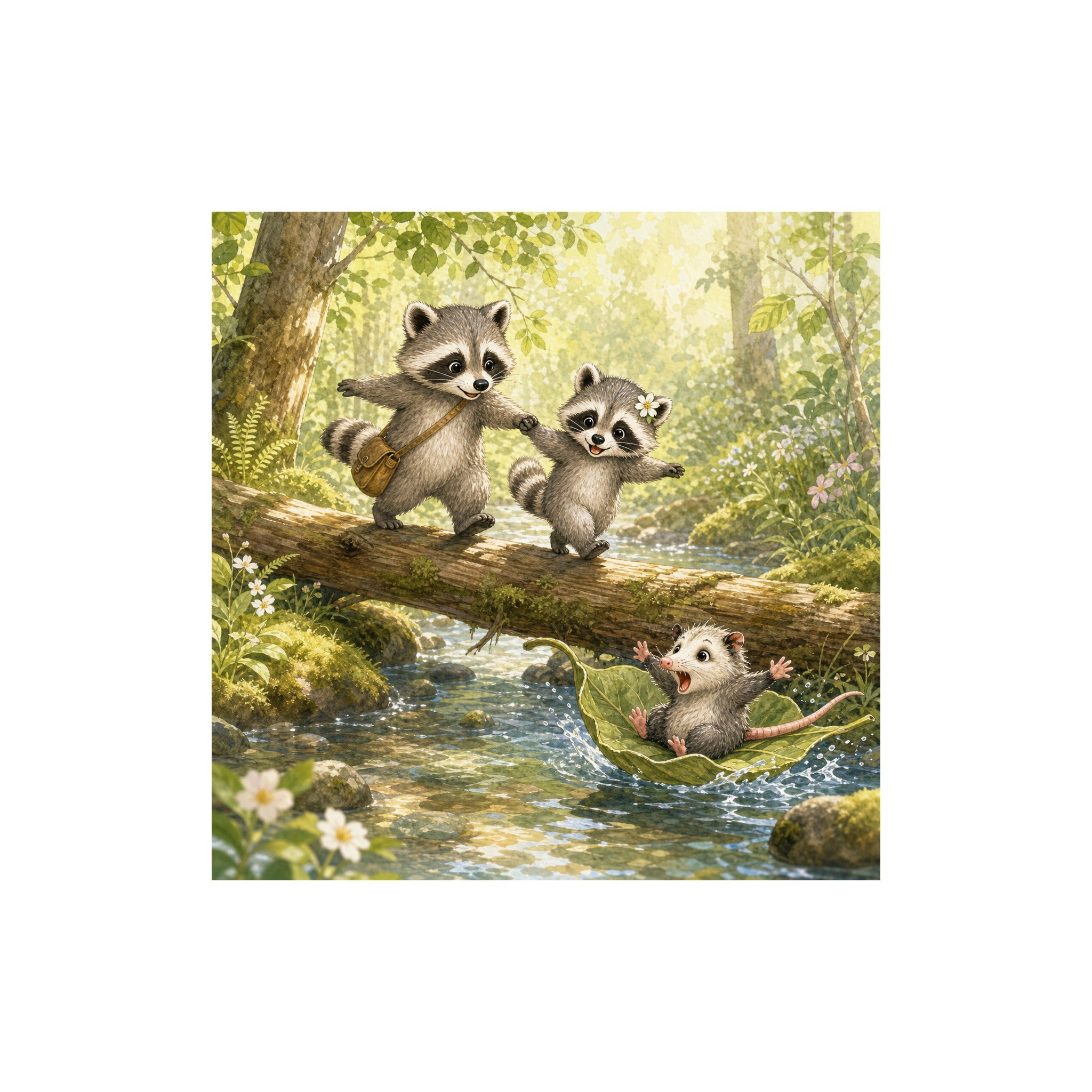 Inside preview scene from Personalized Sibling Storybook